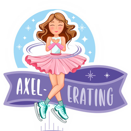 Cool artwork with the title 'figure ice skate'