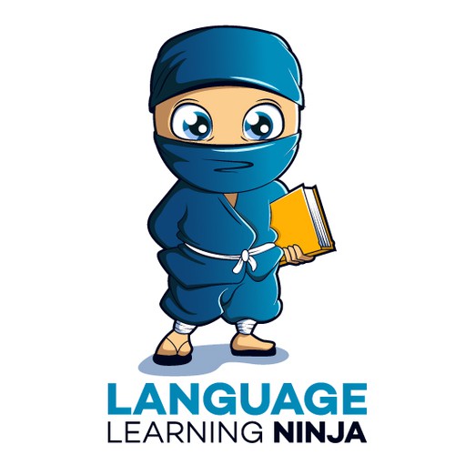 Ninja logo with the title 'ninja character logo'