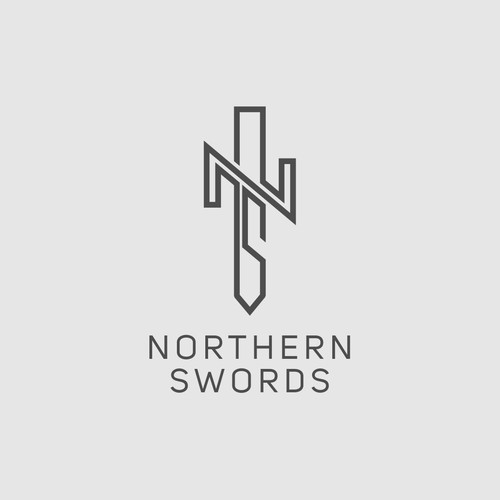 North logo with the title 'Logo Concept for Northern swords'