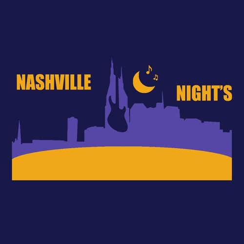 Concert logo with the title 'Logo for "NASHVILLE NIGHT'S"'