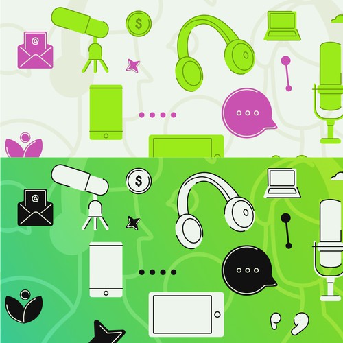 Banner artwork with the title 'Create youtube banner'