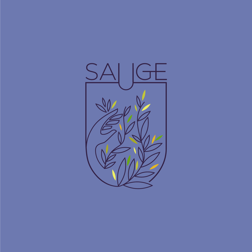 Perfume logo with the title 'Sauge'