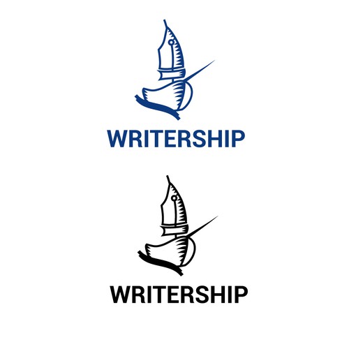 Writer logo with the title 'You + Writership Logo Design = Winner. Enter our contest!'