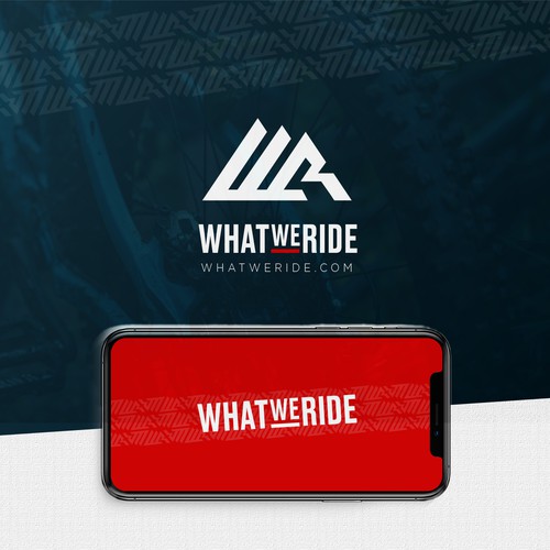Mountain bike design with the title 'What We Ride'