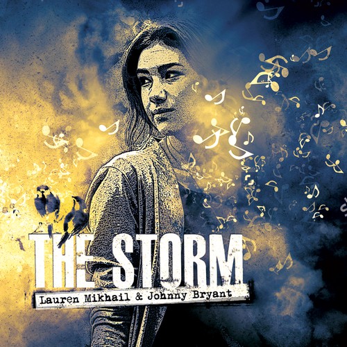 CD cover illustration with the title 'The Storm'