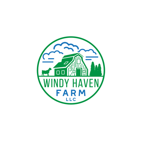 Barn logo with the title 'farm logo'
