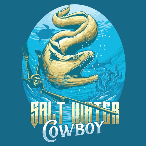 Fishing t-shirt with the title 'Desperado Trading Co'