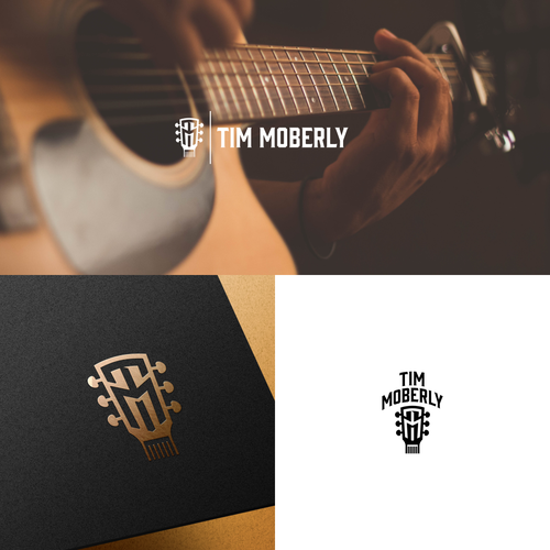 Americana design with the title 'Personal logo for up-and-coming Singer-songwriter'