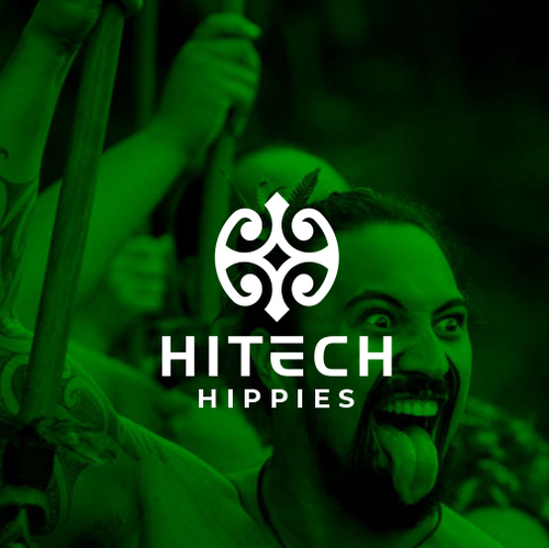 New Zealand logo with the title 'Hitech Hippies'