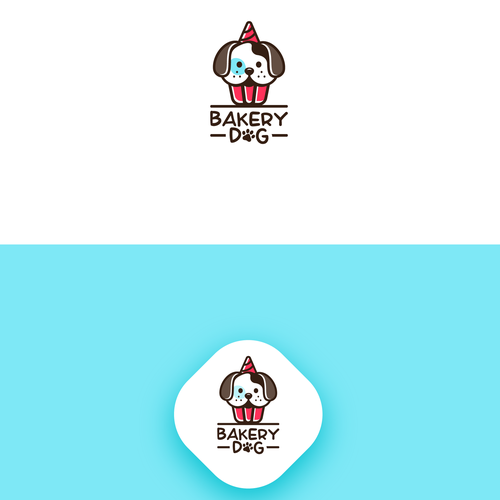 Cupcake design with the title 'Animal food'