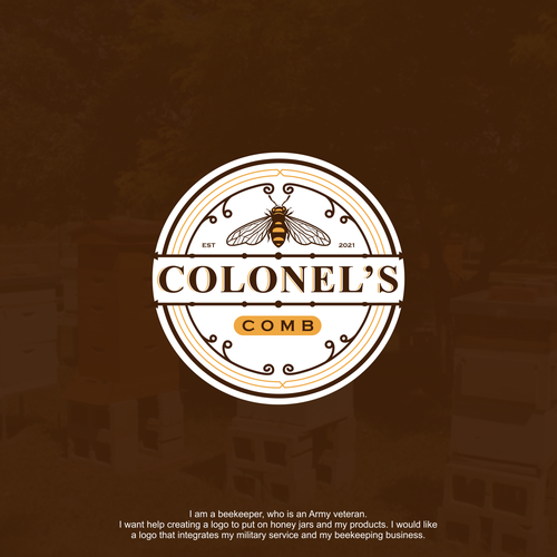 Honeycomb logo with the title 'Colonel’s Comb'