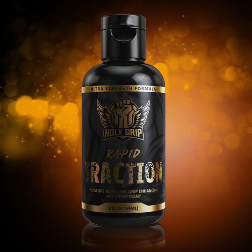 Rendering design with the title 'Grip Gel Rendering'