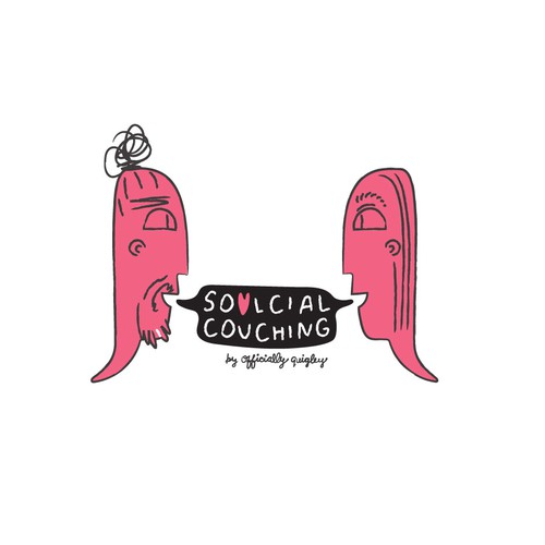 Graffiti logo with the title 'Logo design'