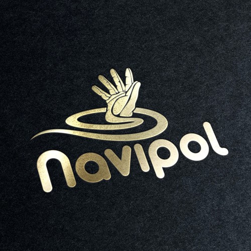 Glove design with the title 'navipol'