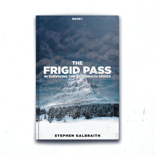 Mockup book cover with the title 'The Frigit Pass'