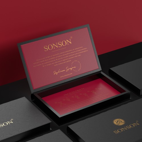Black packaging with the title 'SONSON'