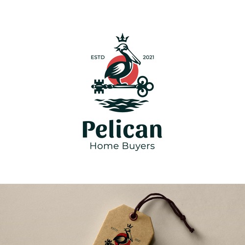 Pelican logo with the title 'Pelican logo for Pelican Home Buyers'