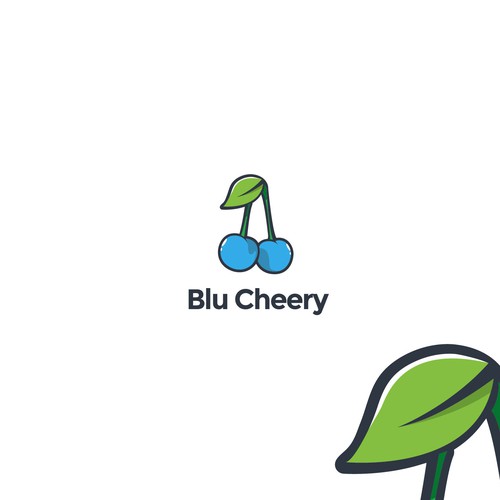 Cherry logo with the title 'Blu Cheery'