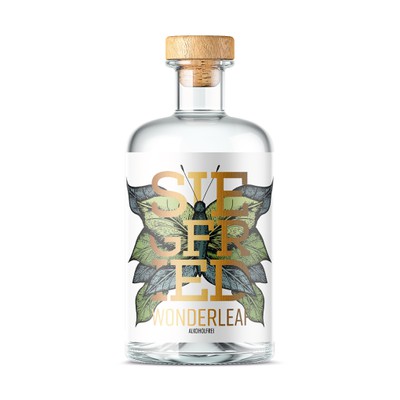 Stylish label for a new craft "spirit"