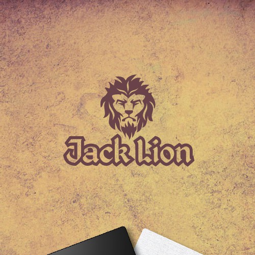 Rock music logo with the title 'Logo Design for Jack Lion'