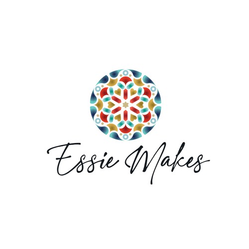 Ceramic logo with the title 'Essie Makes Logo'