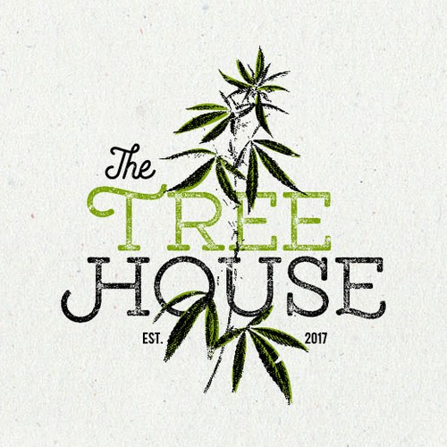 Natural brand with the title 'Logo concept for The Tree House'