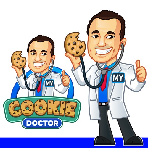 Doctor logo with the title 'Cookie Doctor'