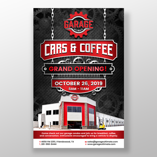 Industrial design with the title 'Garage Ultimate'