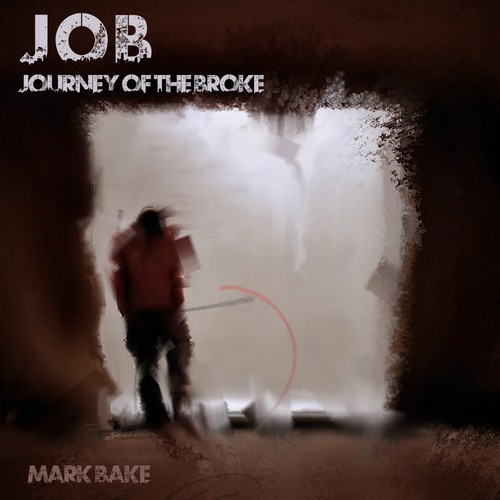 CD cover illustration with the title 'Cover Art For J.O.B - Mark Bake'