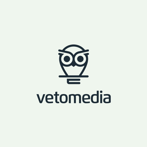 Media design with the title 'Vetomedia Logo'