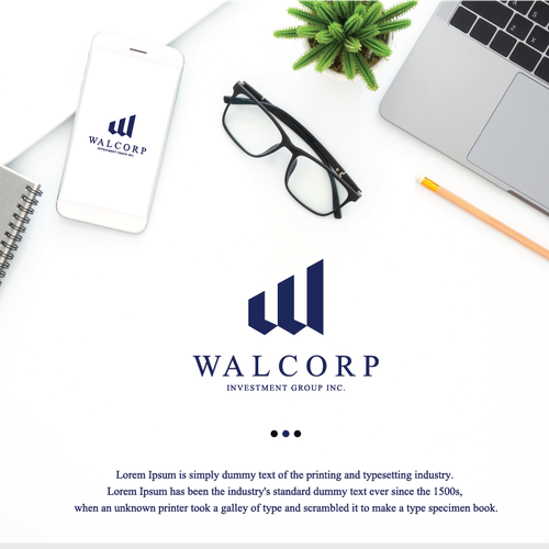 Financial holding logo with the title 'Design Contest for Finance / Investment Company'