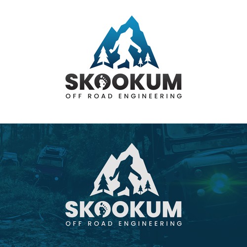 Off-road logo with the title 'Skookum Logo'