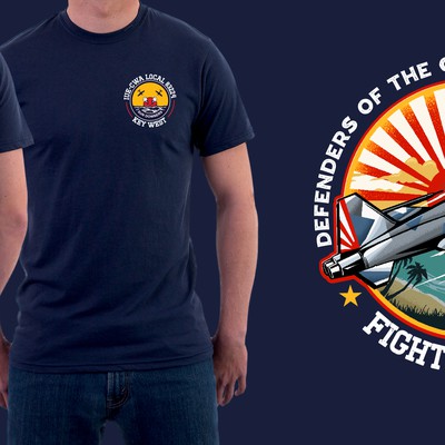 Navy sqaudron t- shirt design in Key West