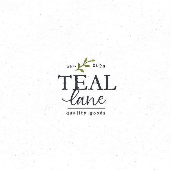 Quality logo with the title 'Teal lane'