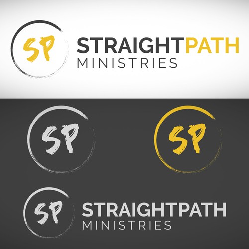 Ministry logo with the title 'StraightPath Ministries Logo'