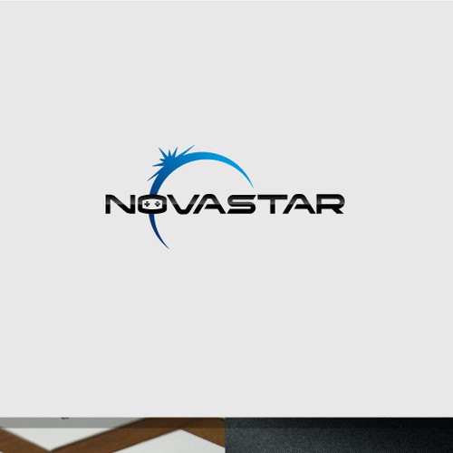 Nova logo with the title 'Logo Design Proposal for PC and Console Gaming Provider'