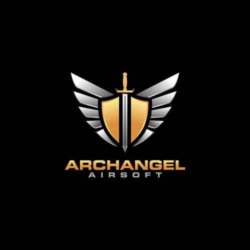 Angel logo with the title 'Archangel Airsoft'