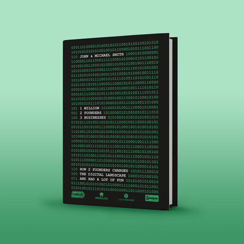 Digital book cover with the title 'Business book cover '