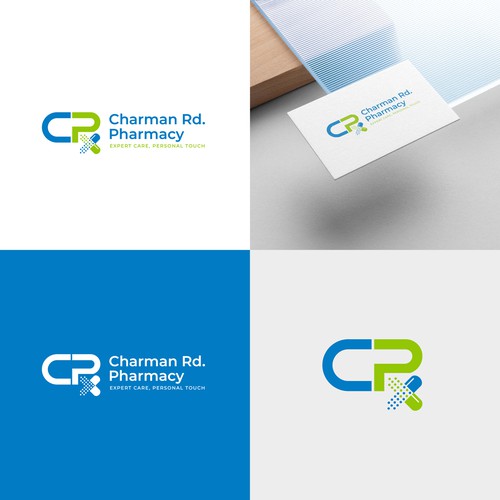 Pharmacy brand with the title 'Modern logo concept for Pharmacy'