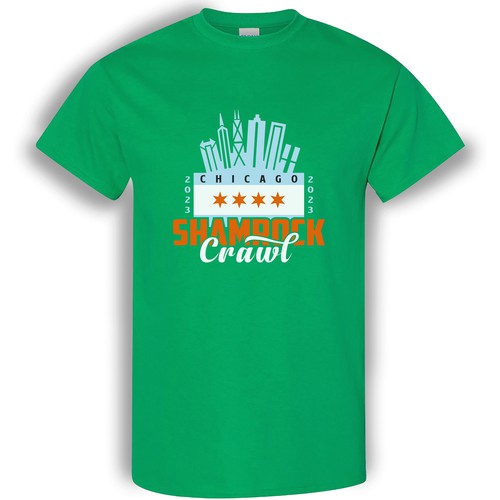 Chicago design with the title 't shirt design'
