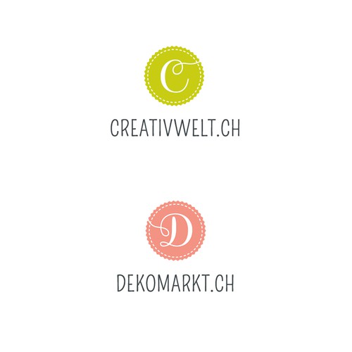 Online store brand with the title 'Corporate Design für 4 Shops in einem Onlinestore'