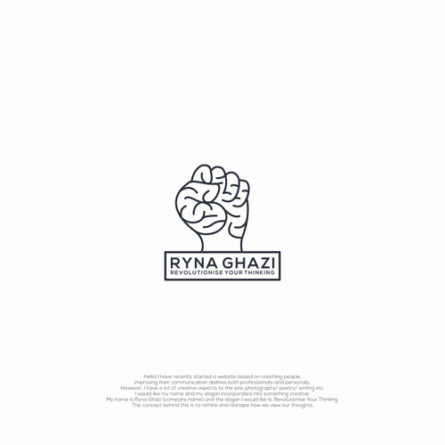 Revolution logo with the title 'Ryna Ghazi'