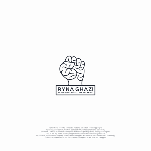 Thinking design with the title 'Ryna Ghazi'