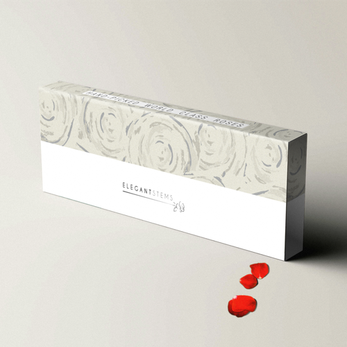 Mockup packaging with the title 'Elegant Steams'