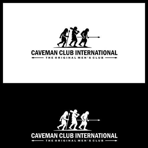 Club logo with the title 'Caveman Club International'
