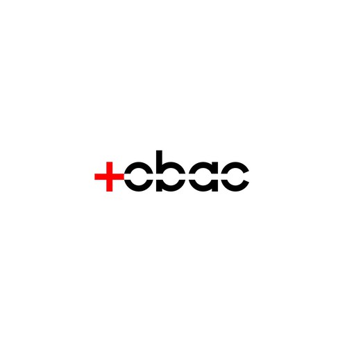 Swiss design with the title 'TOBAC | Tobacco substitute product brand logo'