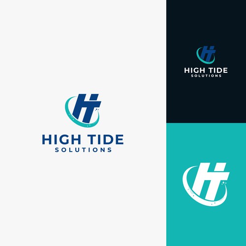 Cleaning and maintenance logo with the title 'High Tide Solutions'