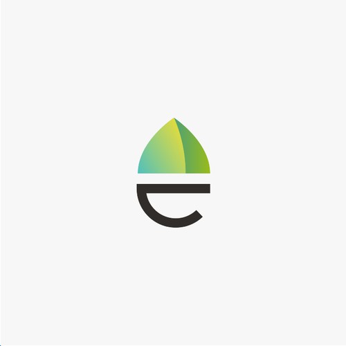 Drop logo with the title 'Eco Logo'