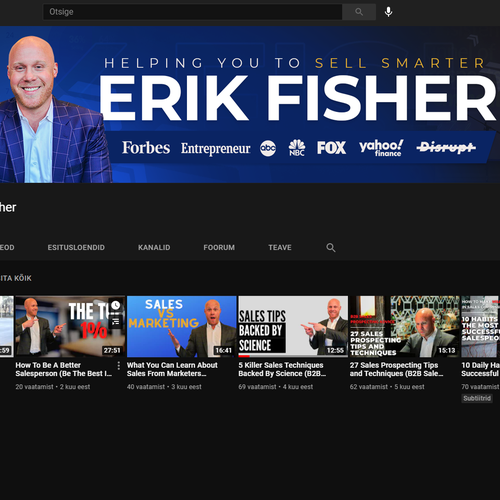 Formal design with the title 'Youtube Cover'