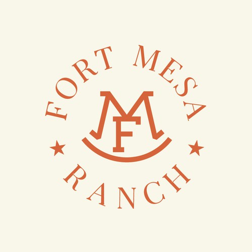 Ranch logo with the title 'Fort Mesa Ranch'